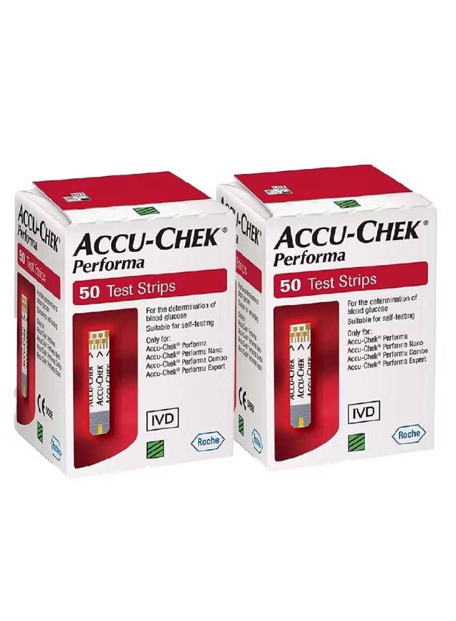 AccuChek Accu-Chek Performa Blood Sugar Test Strips Pack 2 - Image 1